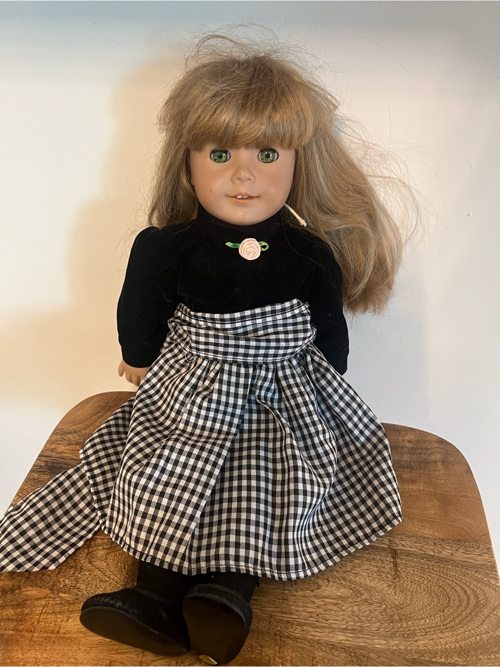 Pleasant Company Just Like You American girl Doll Green Eyes Blonde Kristen